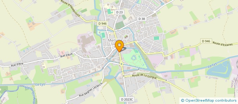 localisation de l'entreprise MONSIEUR YVES MALVACHE  MERVILLE