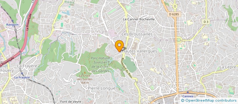 localisation de l'entreprise MONSIEUR YVES MANNARINI à CANNES