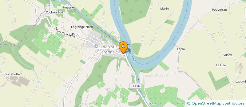 localisation de l'entreprise MONSIEUR YVES MARBOUTY  MEILHAN-SUR-GARONNE