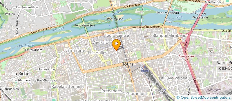 localisation de l'entreprise MONSIEUR YVES MARCEL  TOURS