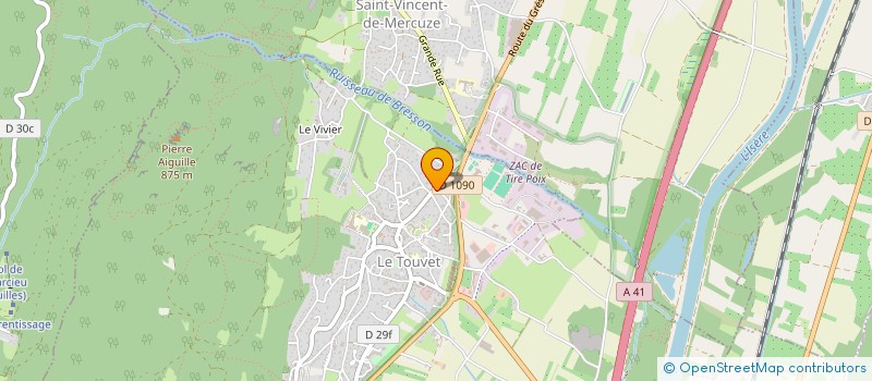 localisation de l'entreprise MONSIEUR YVES MARECHAL  LE TOUVET