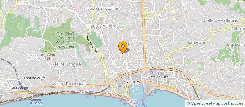 localisation de l'entreprise MONSIEUR YVES MARESCAUX à CANNES