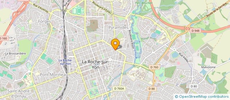 localisation de l'entreprise MONSIEUR YVES MARIE à LA ROCHE-SUR-YON
