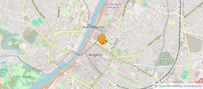 localisation de l'entreprise MONSIEUR YVES MARIE BIENAIME à ANGERS