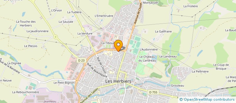 localisation de l'entreprise MONSIEUR YVES-MARIE BROCHOIRE à LES HERBIERS