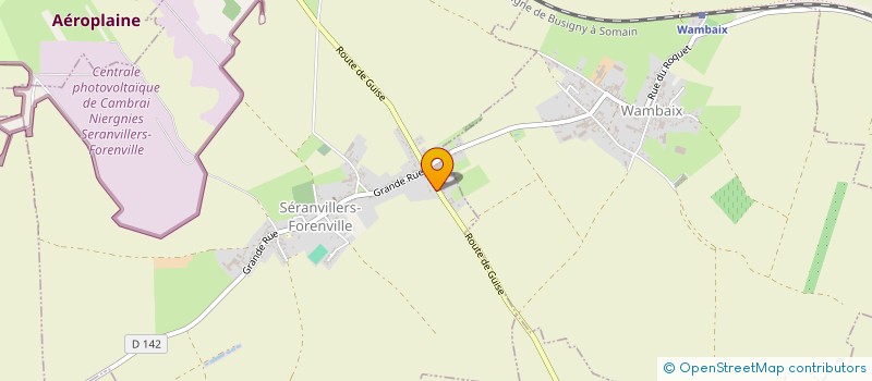 localisation de l'entreprise MONSIEUR YVES-MARIE BUISSET à SERANVILLERS-FORENVILLE