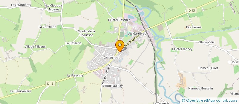 localisation de l'entreprise MONSIEUR YVES MARIE COBAC  CERENCES