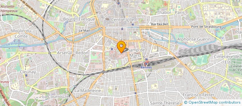 localisation de l'entreprise MONSIEUR YVES-MARIE DUMONTIER  RENNES