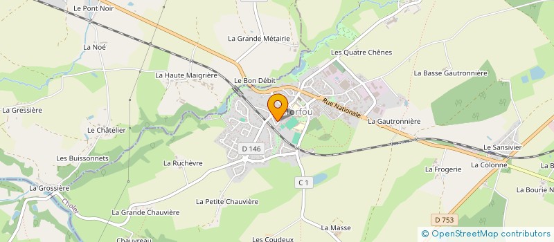 localisation de l'entreprise MONSIEUR YVES-MARIE GREGOIRE  SEVREMOINE