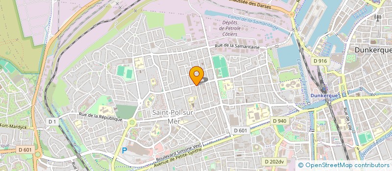 localisation de l'entreprise MONSIEUR YVES-MARIE LE HENAUFF à DUNKERQUE