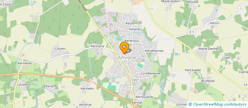 localisation de l'entreprise MONSIEUR YVES-MARIE RENAUD à KERVIGNAC