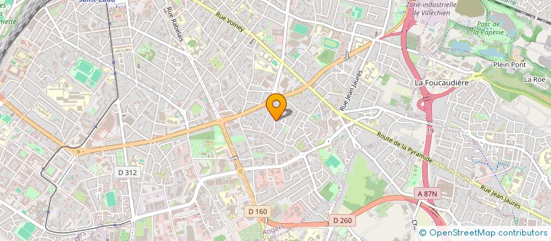 localisation de l'entreprise MONSIEUR YVES MARIE TEILLER  ANGERS