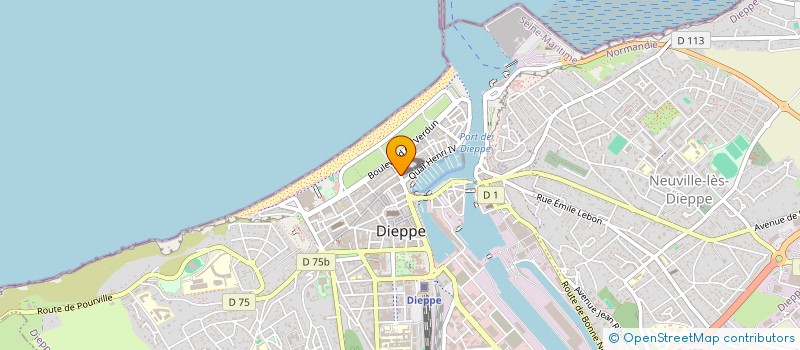 localisation de l'entreprise MONSIEUR YVES MARIETTE à DIEPPE