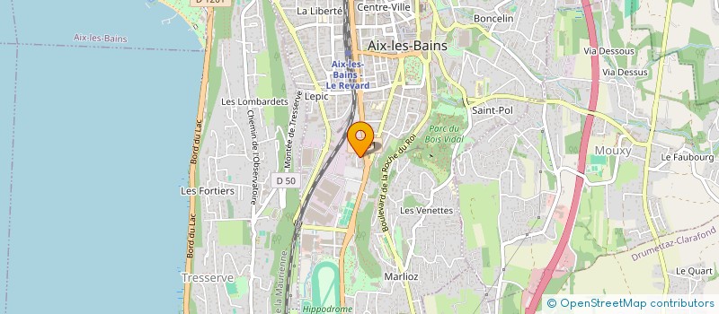 localisation de l'entreprise MONSIEUR YVES MARIN à AIX-LES-BAINS