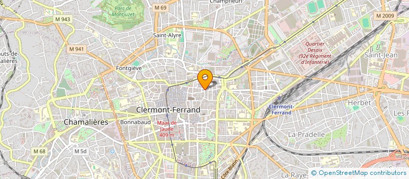 localisation de l'entreprise MONSIEUR YVES MARIN DUBUARD  CLERMONT FERRAND