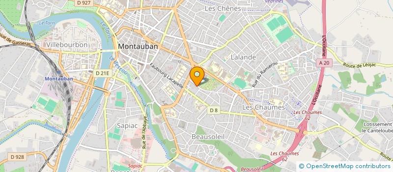 localisation de l'entreprise MONSIEUR YVES MARIUZZO  MONTAUBAN