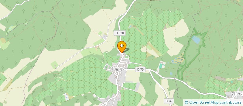 localisation de l'entreprise MONSIEUR YVES MARLIER  TRIGNY