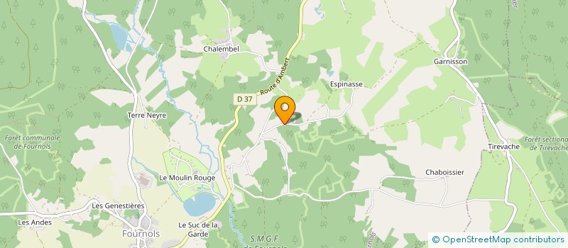 localisation de l'entreprise MONSIEUR YVES MARQUET à FOURNOLS