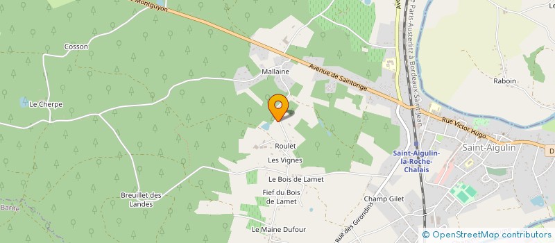 localisation de l'entreprise MONSIEUR YVES MARQUIS  LA GENETOUZE