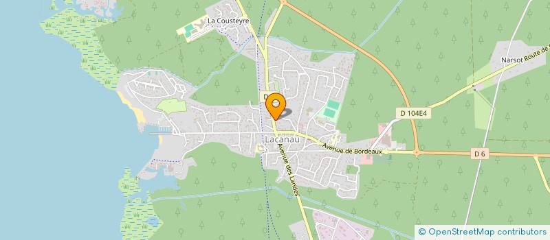 localisation de l'entreprise MONSIEUR YVES MARS à LACANAU