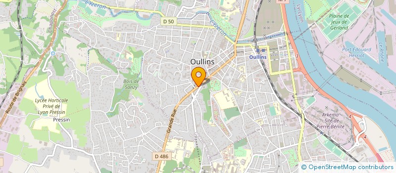 localisation de l'entreprise MONSIEUR YVES MARTA à OULLINS-PIERRE-BENITE