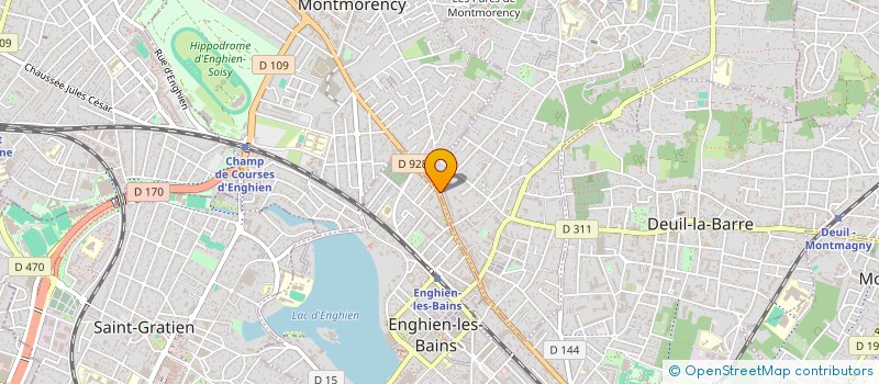 localisation de l'entreprise MONSIEUR YVES MARTIN  ENGHIEN LES BAINS
