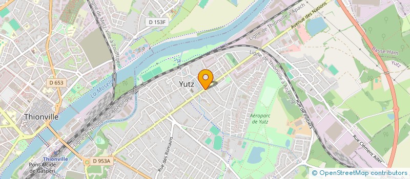 localisation de l'entreprise MONSIEUR YVES MARTIN  YUTZ