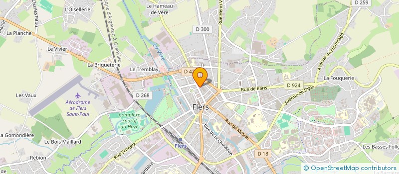 localisation de l'entreprise MONSIEUR YVES MARTIN à FLERS