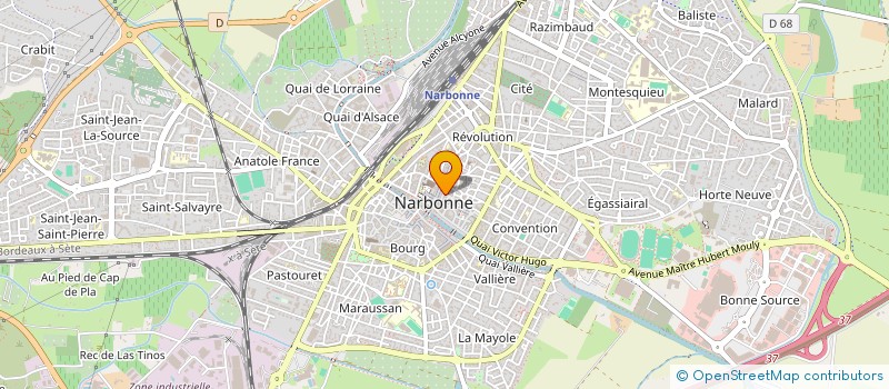 localisation de l'entreprise MONSIEUR YVES MARTRIER à NARBONNE