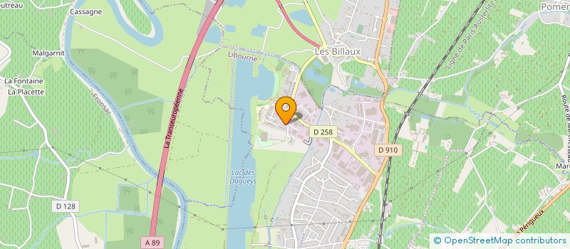 localisation de l'entreprise MONSIEUR YVES MARZIN  LIBOURNE