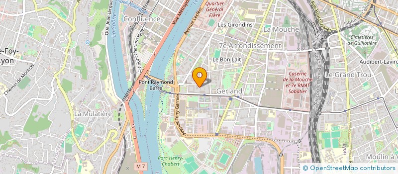 localisation de l'entreprise MONSIEUR YVES MAS  LYON