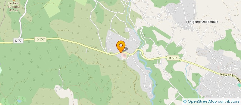 localisation de l'entreprise MONSIEUR YVES MASSART  FLAYOSC