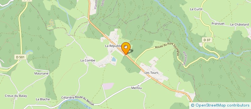 localisation de l'entreprise MONSIEUR YVES MASSON  SAINT-GENEST-MALIFAUX