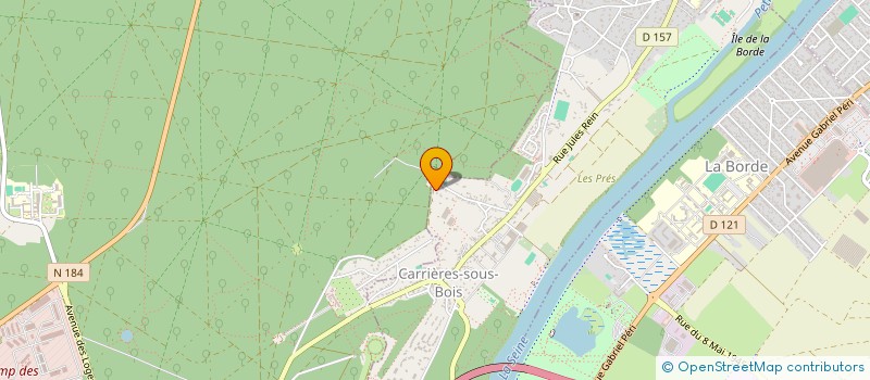 localisation de l'entreprise MONSIEUR YVES MASSON  LE MESNIL-LE-ROI