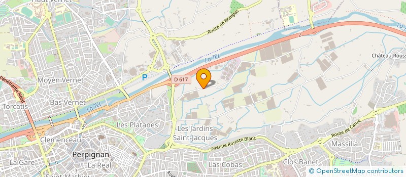 localisation de l'entreprise MONSIEUR YVES MASSOT à PERPIGNAN