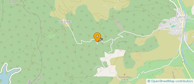 localisation de l'entreprise MONSIEUR YVES MATHIEU  CABRIERES