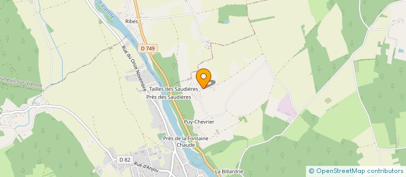 localisation de l'entreprise MONSIEUR YVES MATURIER à BONNEUIL-MATOURS