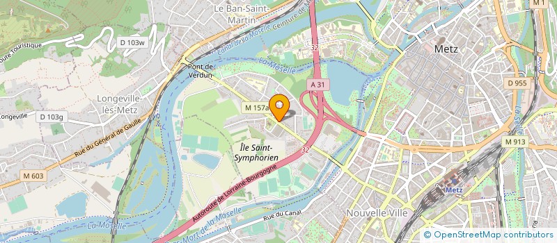 localisation de l'entreprise MONSIEUR YVES MATUSIAK  LONGEVILLE-LES-METZ