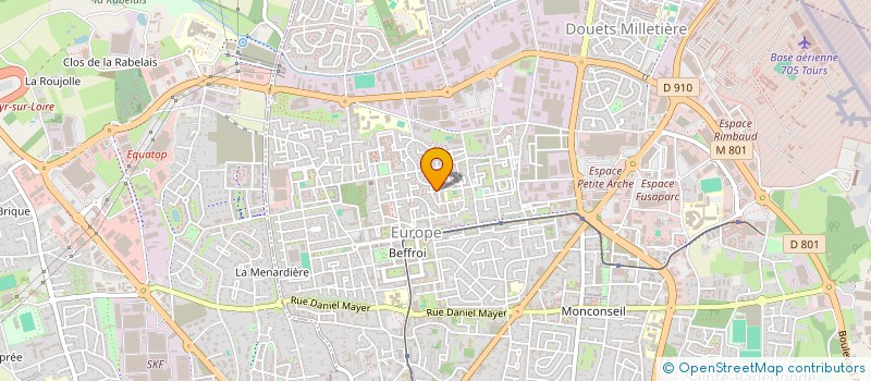 localisation de l'entreprise MONSIEUR YVES MAUPOUX  TOURS