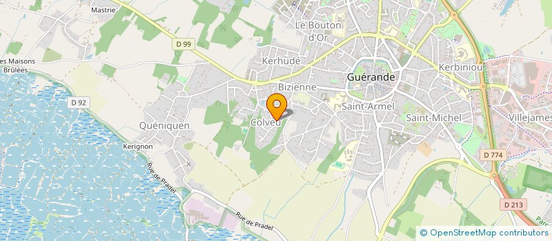 localisation de l'entreprise MONSIEUR YVES MAURICE  GUERANDE