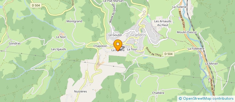 localisation de l'entreprise MONSIEUR YVES MAURICE HENRI JULLIEN  SAINT JUST D'AVRAY