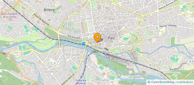 localisation de l'entreprise MONSIEUR YVES MAURIN à PAU
