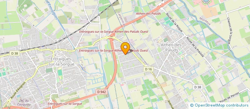 localisation de l'entreprise MONSIEUR YVES MAYADE  ENTRAIGUES-SUR-LA-SORGUE