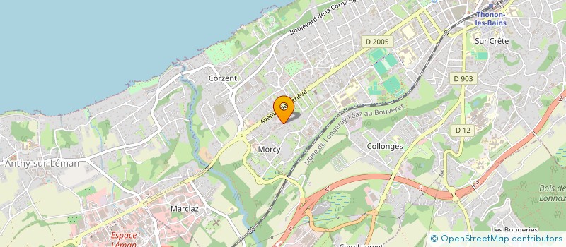 localisation de l'entreprise MONSIEUR YVES MAYER à THONON-LES-BAINS