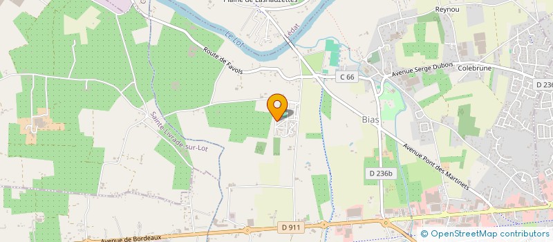 localisation de l'entreprise MONSIEUR YVES MAZARDS  BIAS