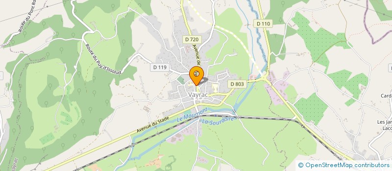 localisation de l'entreprise MONSIEUR YVES MAZEAU  VAYRAC