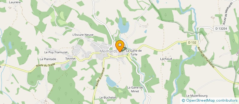 localisation de l'entreprise MONSIEUR YVES MAZERBOURG à MEILHARDS