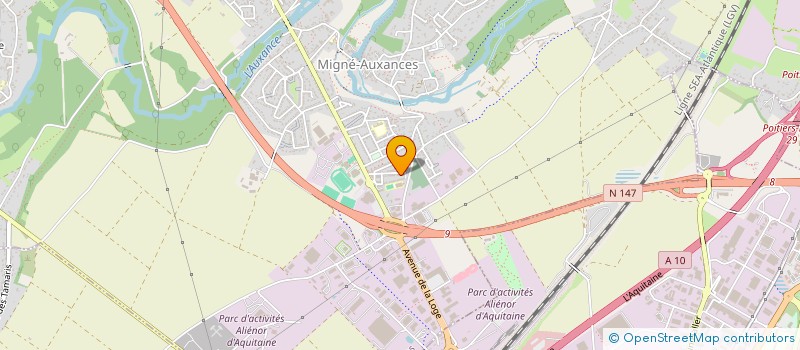 localisation de l'entreprise MONSIEUR YVES MBAKI  MIGNE-AUXANCES