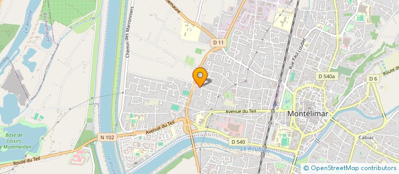 localisation de l'entreprise MONSIEUR YVES MEFFRE  MONTELIMAR