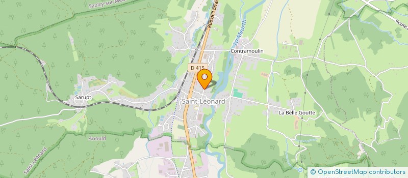 localisation de l'entreprise MONSIEUR YVES MELCHIOR  SAINT-LEONARD